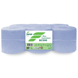 2 Ply Blue 500 Sheet Centrefeed-Laminated Embossed